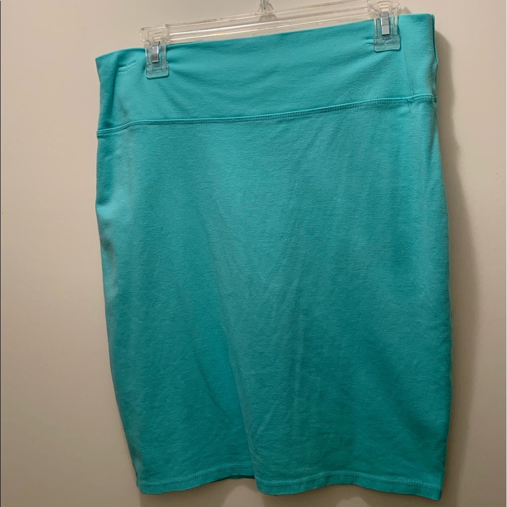 Mint pencil skirt